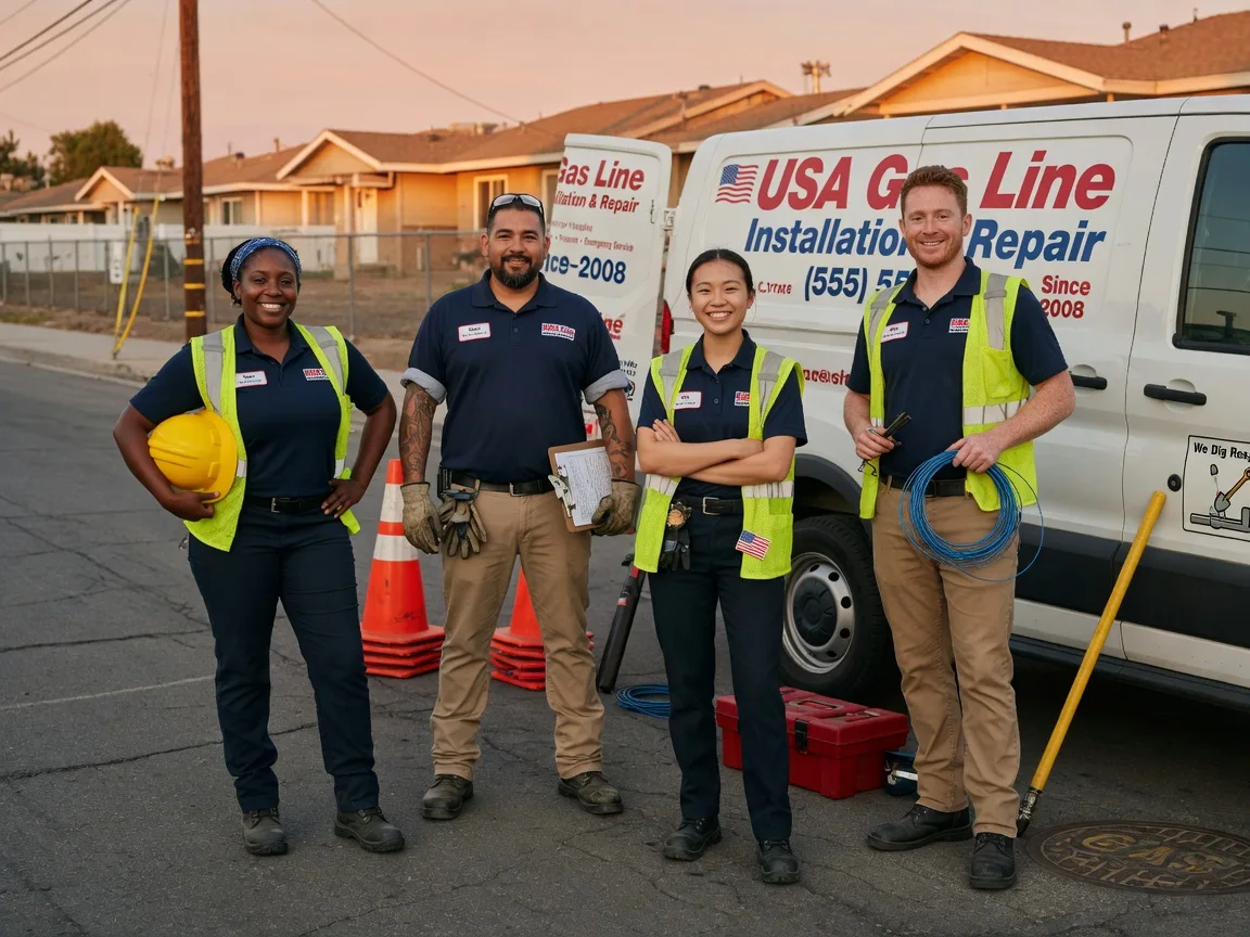 Gas Line Installation company in Long Pond, PA
